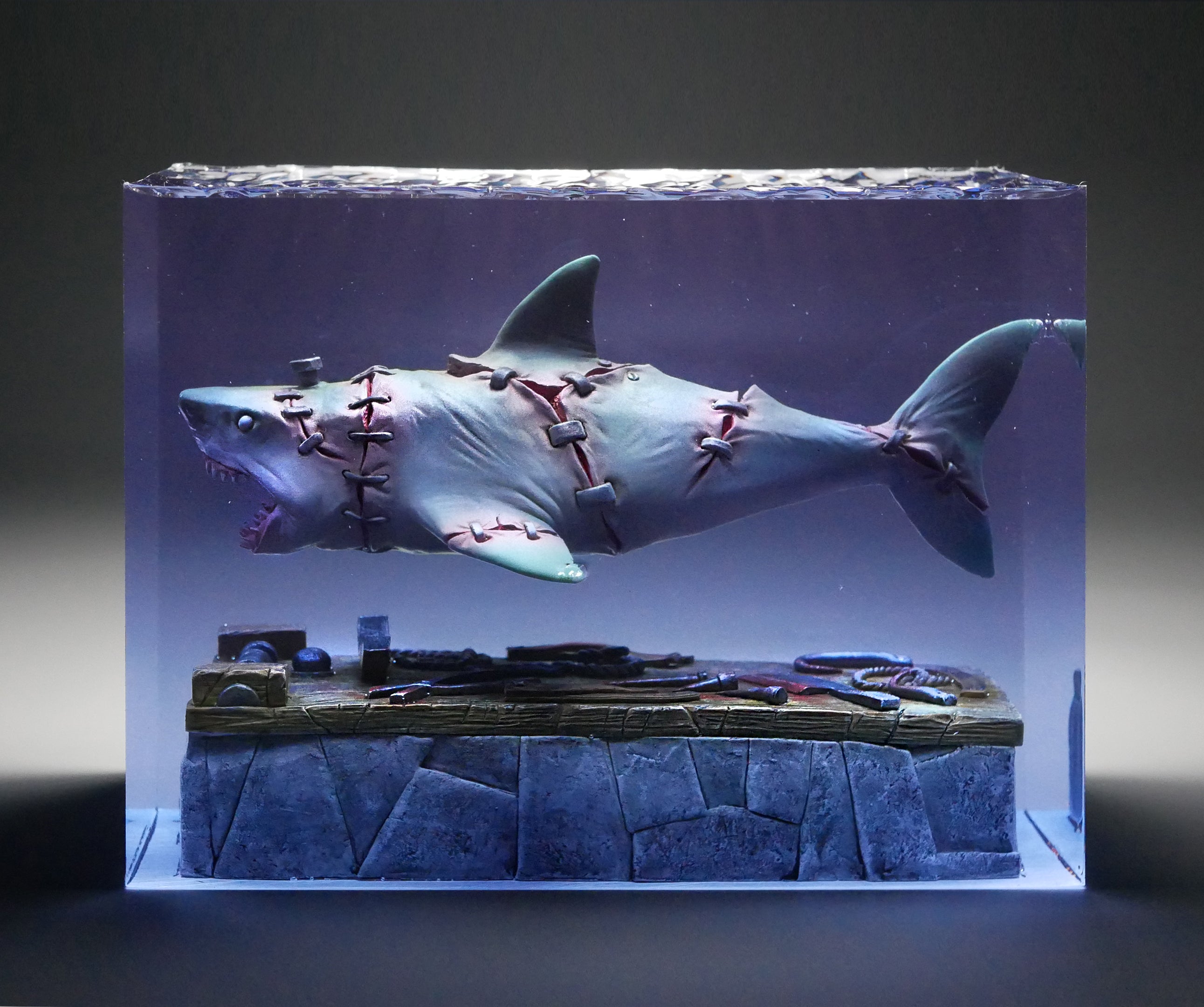 Shark Memory サメ フィギュアガレージキットスタチュー 動物 生物 立体図鑑 シャークデラックスボックス / カロラータ
